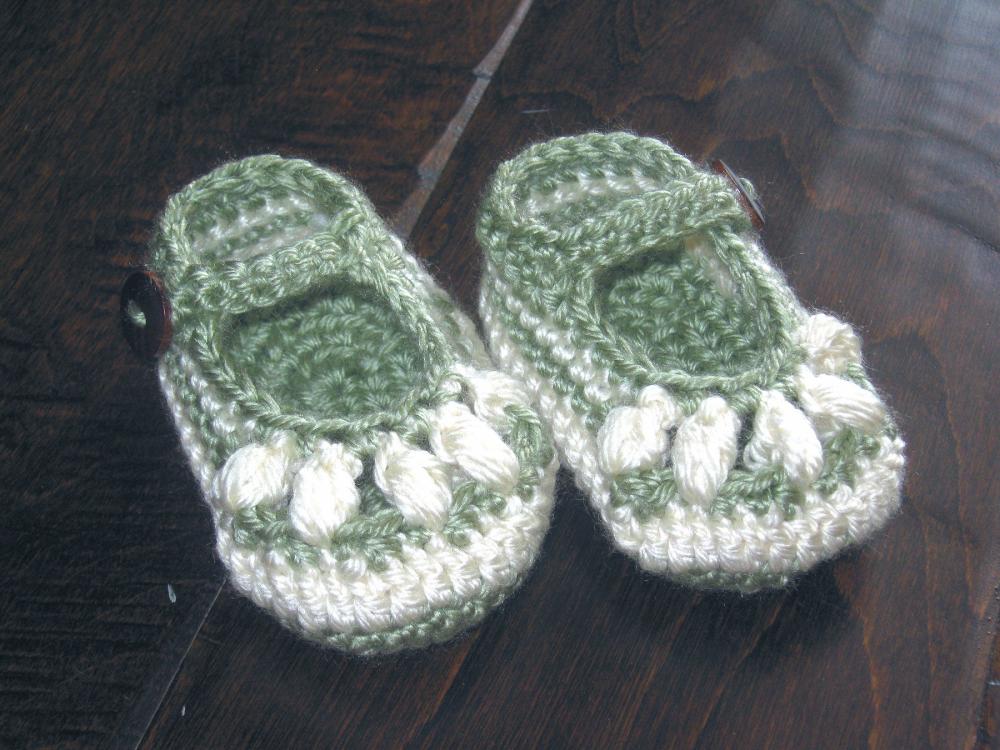 Crochet Baby Sandals Booties Shoes Newborn To 6 Months